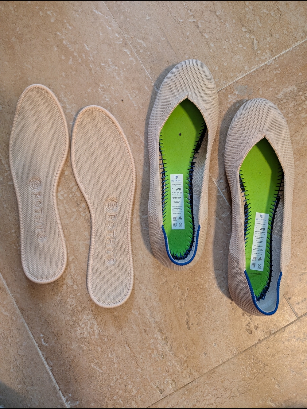 Rothy's Tan Ballet Flat - Picture 3 of 4